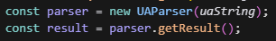 ua-parser-js 라이브러리
